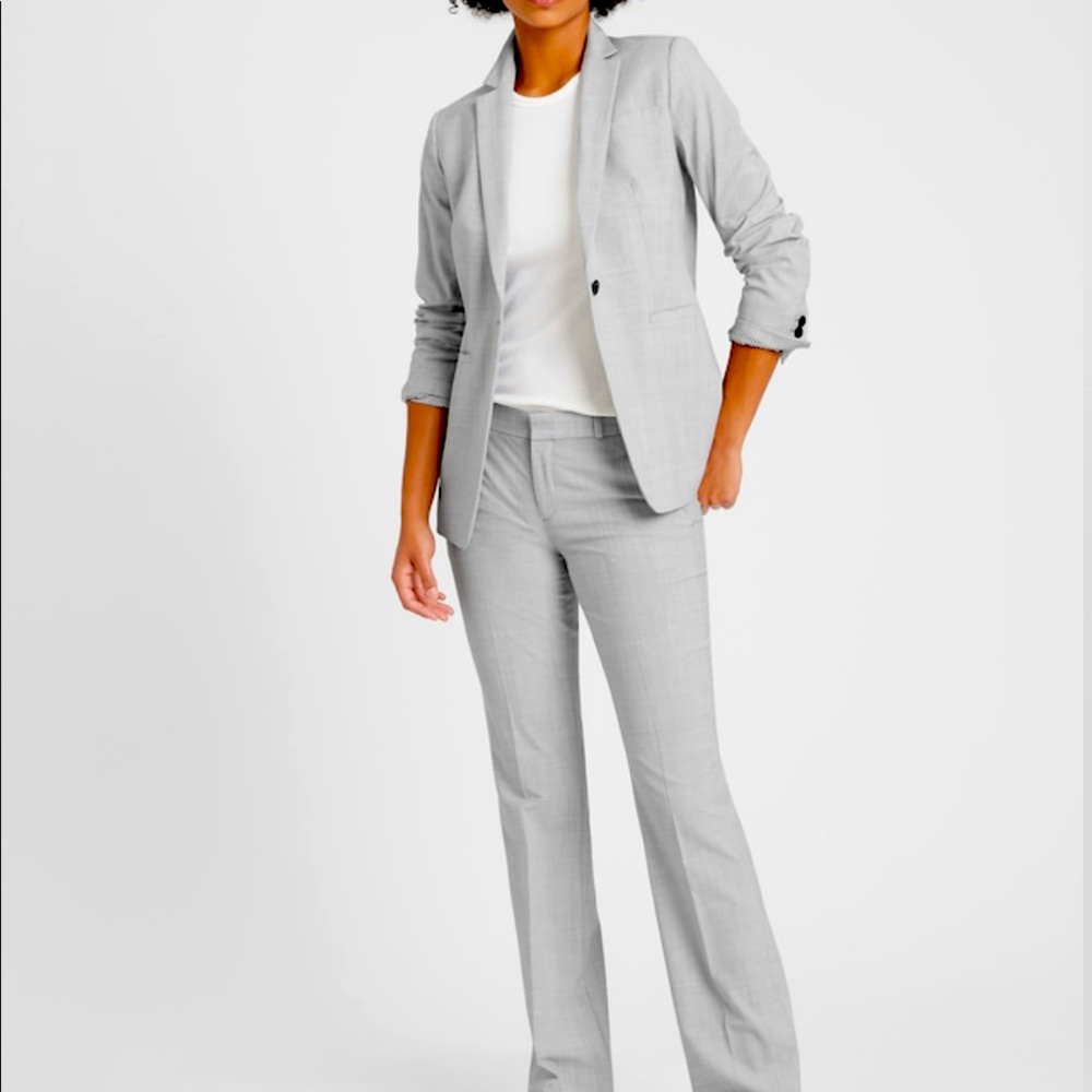 Banana Republic BLACK Suit | blazer slacks + skirt